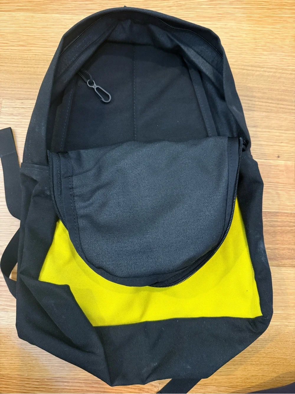 Organic Climbing Two-Tone Black & Yellow Backpack